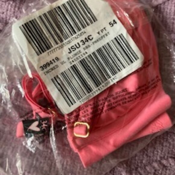 Victoria's Secret Plunge Bra, Coral size 34B, New in package - Picture 8 of 8